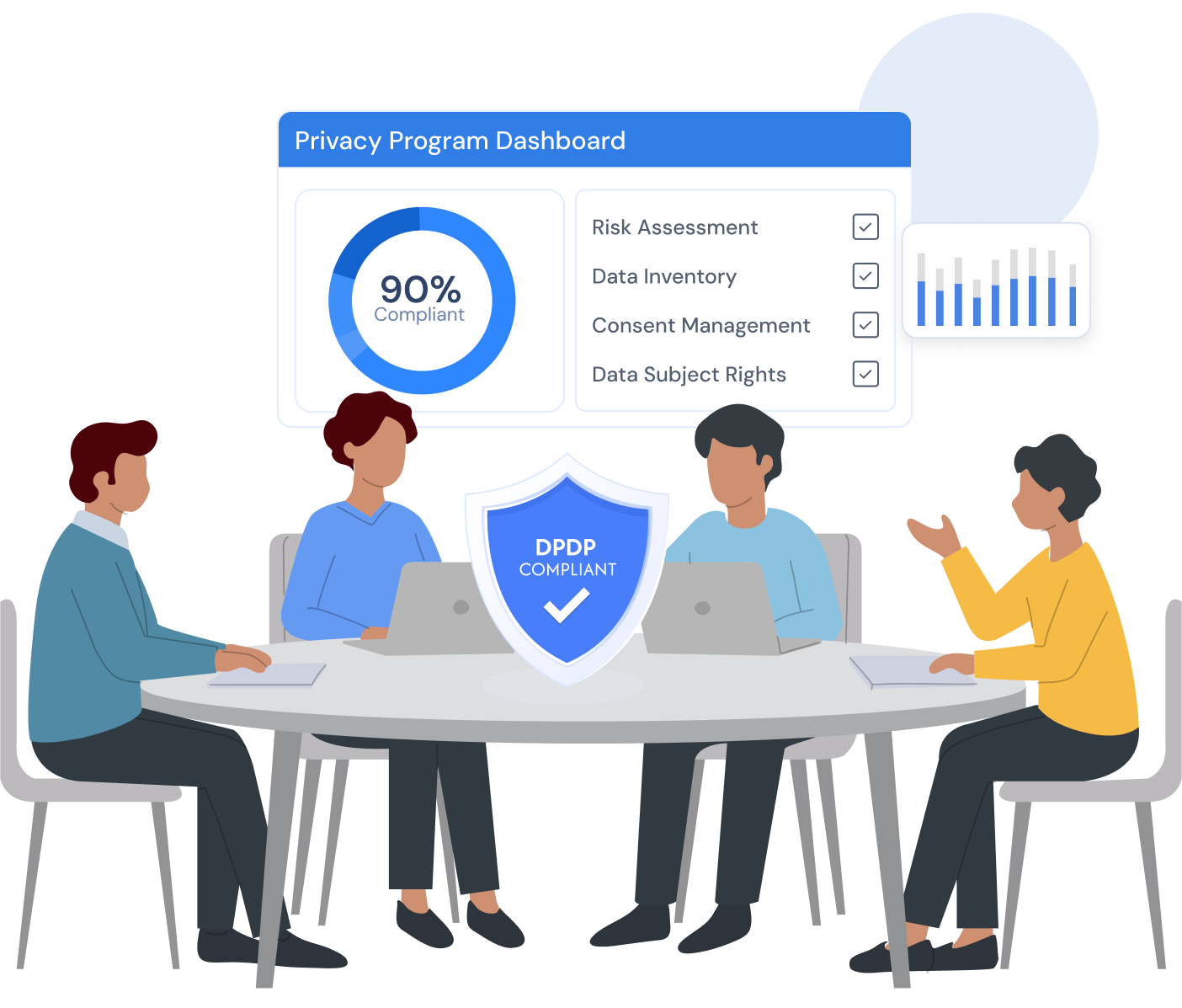 Teams DPDP compliance illustration