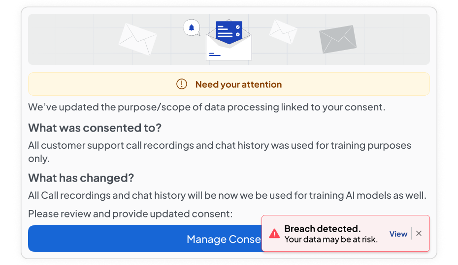 Maintain Open Communication with Data Principals