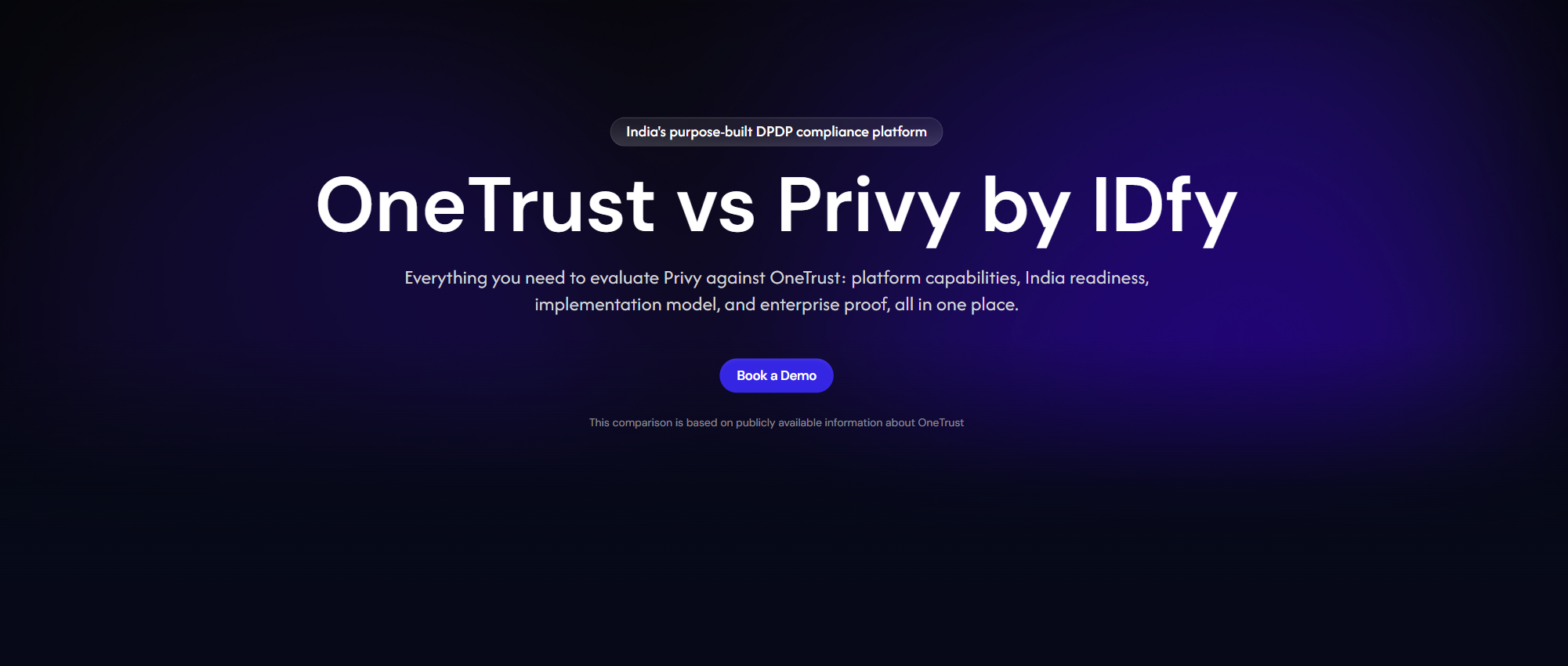 OneTrust vs Privy by IDfy